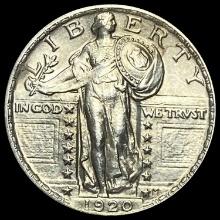 1920 Standing Liberty Silver Quarter CLOSELY UNCIRCULATED