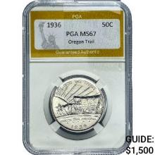 1936 Oregon Trail 50C PGA MS67
