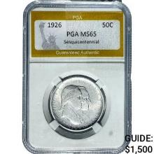 1926 Sesquicentennial 50C PGA MS65