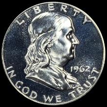 1962 Franklin Silver Half Dollar CHOICE PROOF