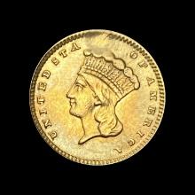 1862 Gold $1 Indian Princess HIGH GRADE