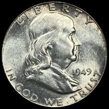 1949 Franklin Silver Half Dollar CHOICE BU