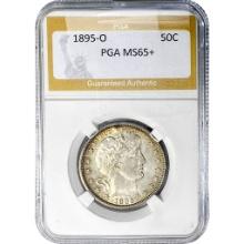 1895-O Barber Half Dollar PGA MS65+