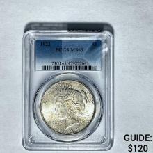 1923 Peace Dollar PCGS MS63 SILVER
