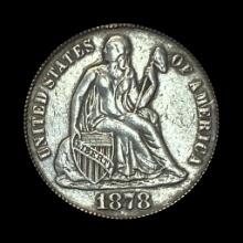 1878 Seated Liberty Dime CLOSELY UNCIRCULATED