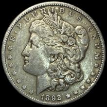 1892 Silver Morgan Dollar LIGHTLY CIRCULATED