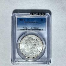 1880-S Morgan Dollar PCGS MS65+ SILVER