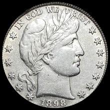 1898 Silver Barber Half Dollar UNCIRCULATED