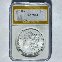 1899 Morgan Silver Dollar PGA MS64