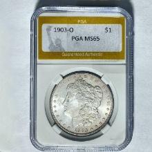 1903-O Morgan Silver Dollar PGA MS65
