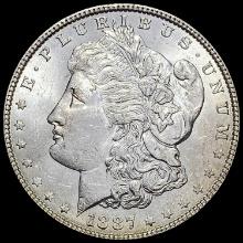 1887 Silver Morgan Dollar GEM BU