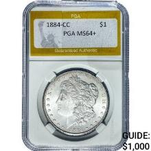 1884-CC Morgan Silver Dollar PGA MS64+