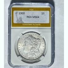 1903 Morgan Silver Dollar PGA MS64