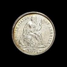 1874 Seated Liberty Dime UNCIRCULATED