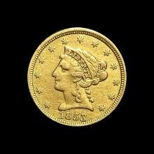 1853 $2.50 Liberty Head Quarter Eagle CLOSELY UNCIRCULATED
