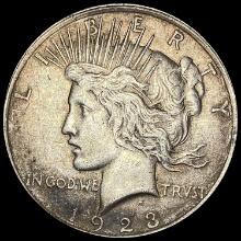 1923 Silver Peace Dollar NEARLY UNCIRCULATED