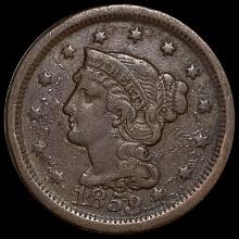 1858 Braided Hair Large Cent LIGHTLY CIRCULATED