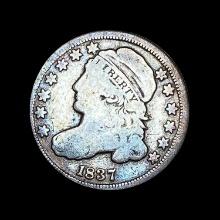 1837 Capped Bust Dime NICELY CIRCULATED