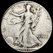 1946 Silver Half Dollar (Walking Liberty) LIGHTLY CIRCULATED