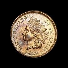 1867 Indian Head Cent CLOSELY UNCIRCULATED
