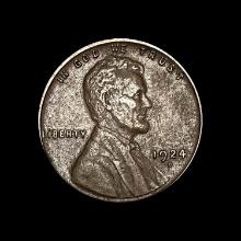 1924 Lincoln Wheat Cent ABOUT UNCIRCULATED