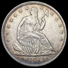 1853 Arrows and Rays Half Dollar UNCIRCULATED