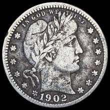 1902-O Barber Quarter LIGHTLY CIRCULATED
