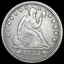 1853 Seated Liberty Quarter (Arrows & Ra NEARLY UNCIRCULATED NEARLY UNCIRCULATED