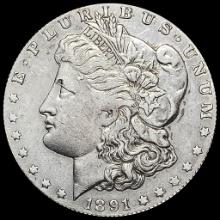 1891-O Morgan Silver Dollar CLOSELY UNCIRCULATED
