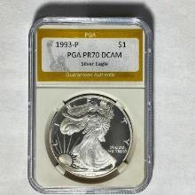 1993-P Silver Eagle PGA PR70 DCAM