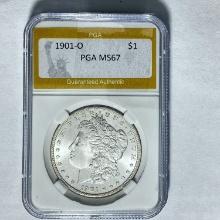 1901-O Morgan Silver Dollar PGA MS67