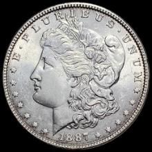 1887 Silver Morgan Dollar GEM BU