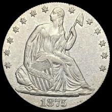 1875 Seated Liberty Half Dollar UNCIRCULATED