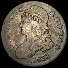 1831 Capped Bust Half Dollar NICELY CIRCULATED