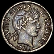 1902 Barber Dime CLOSELY UNCIRCULATED