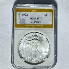 1992 Silver Eagle PGA MS70
