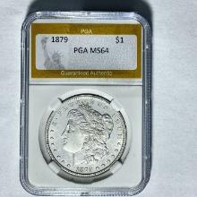 1879 Morgan Silver Dollar PGA MS64