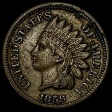 1859 Copper-Nickel Indian Head Cent LIGHTLY CIRCULATED