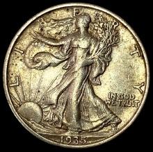 1935-S Silver Walking Liberty Half Dollar CLOSELY UNCIRCULATED