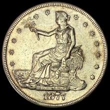 1877 Silver Trade Dollar CLOSELY UNCIRCULATED