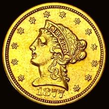 1877-S Gold $2.50 Liberty Head Quarter Eagle UNCIRCULATED