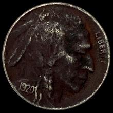 1920 Buffalo Nickel LIGHTLY CIRCULATED