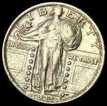 1923 Silver Standing Liberty Quarter CLOSELY UNCIRCULATED