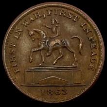 1863 Civil War Token-Union Forever CLOSELY UNCIRCULATED