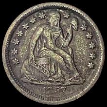 1857 Seated Liberty Dime NEARLY UNCIRCULATED