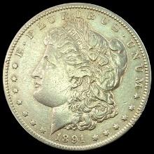 1891-CC Silver Morgan Dollar CLOSELY UNCIRCULATED