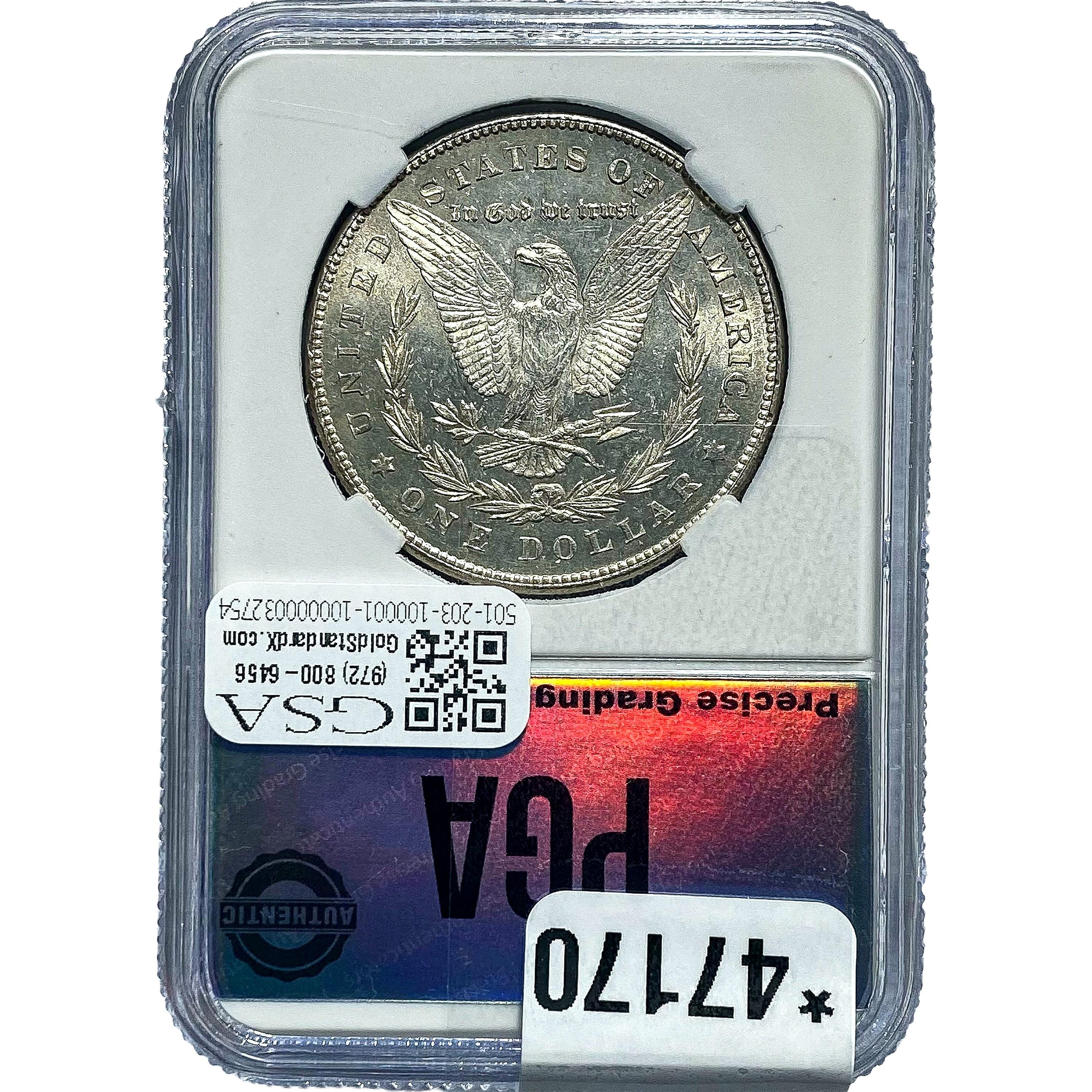 1878 Morgan Silver Dollar PGA MS64 PL