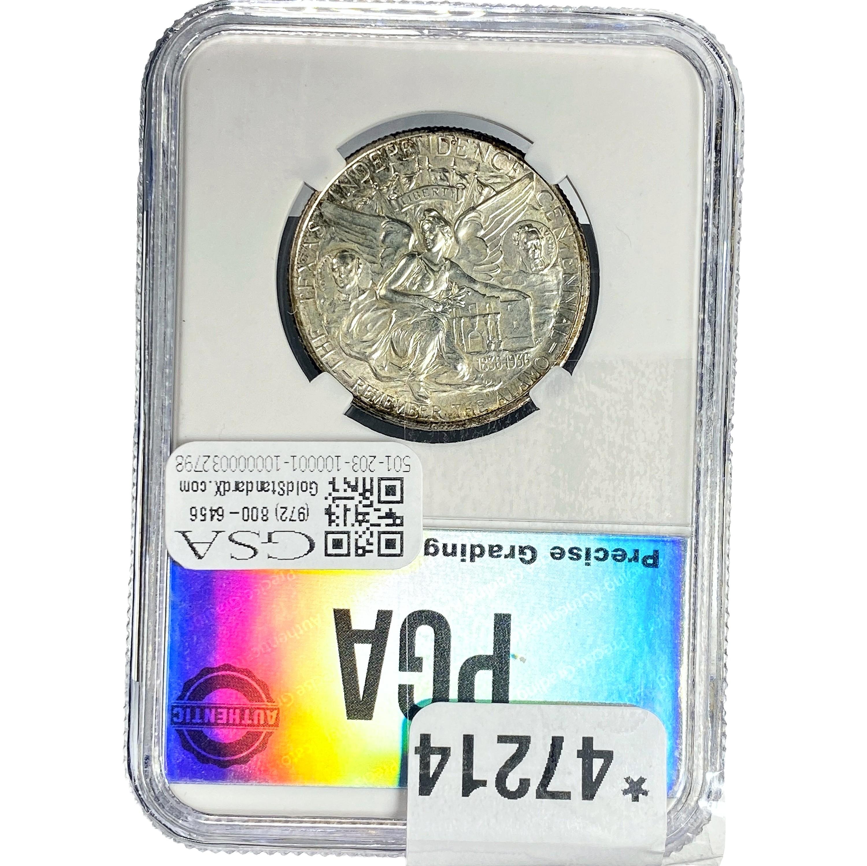 1934 Texas Half Dollar PGA MS66