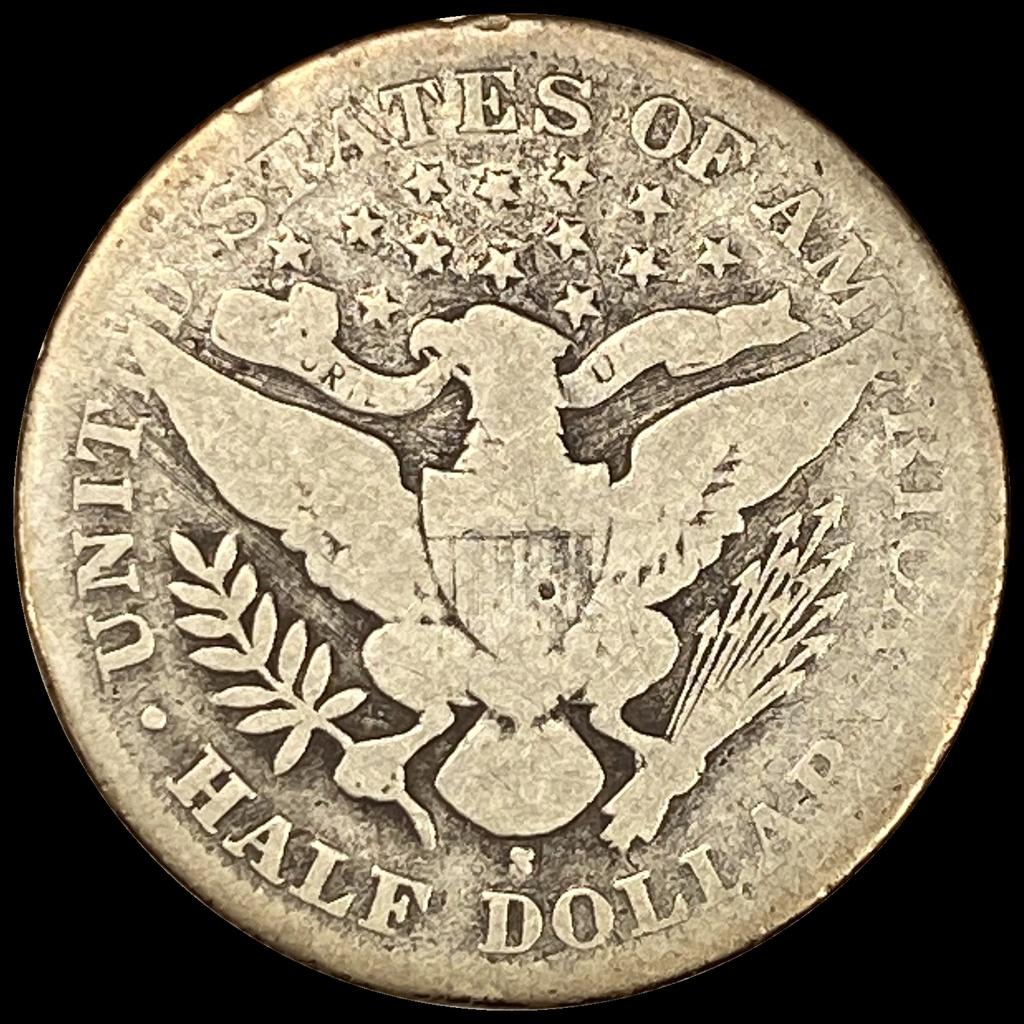 1895-S Barber Half Dollar NICELY CIRCULATED