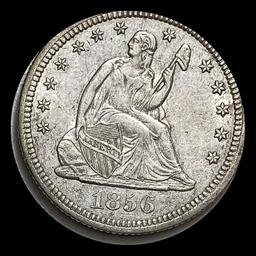 1856 Seated Liberty Quarter CLOSELY UNCIRCULATED